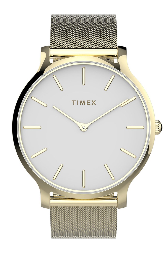 Timex zegarek TW2T74100 Transcend złoty TW2T74100