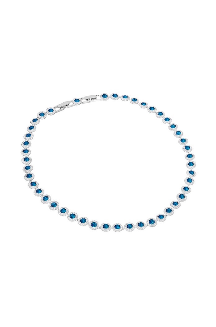 Swarovski Colier ANGELIC albastru 5482698