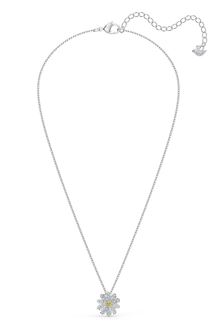 Swarovski - Colier, bratara si cercei ETERNAL FLOWER 5518146 argintiu AA00