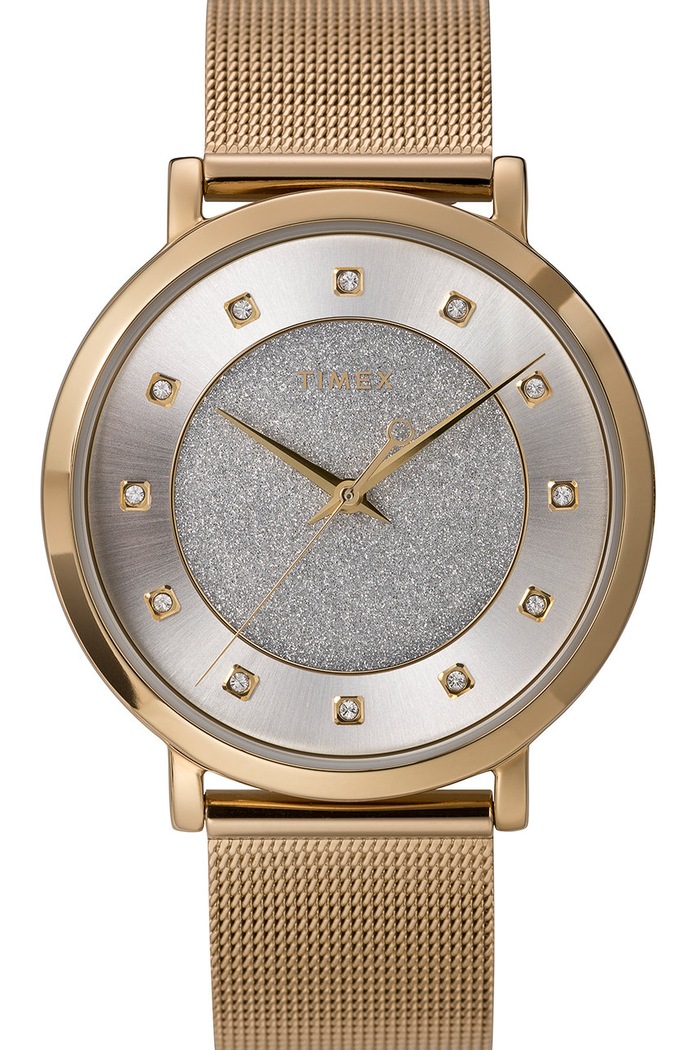 Timex - Hodinky TW2U67100 zlatá TW2U67100