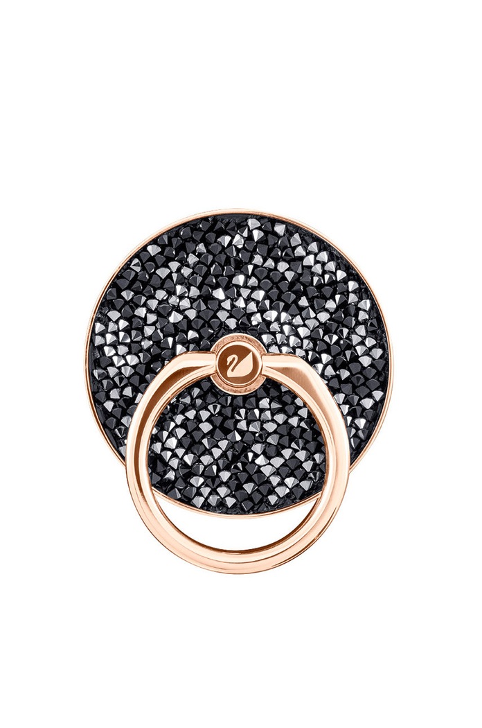 Swarovski - Uchwyt samoprzylepny do telefonu GLAM ROCK 5457469 czarny 5457469