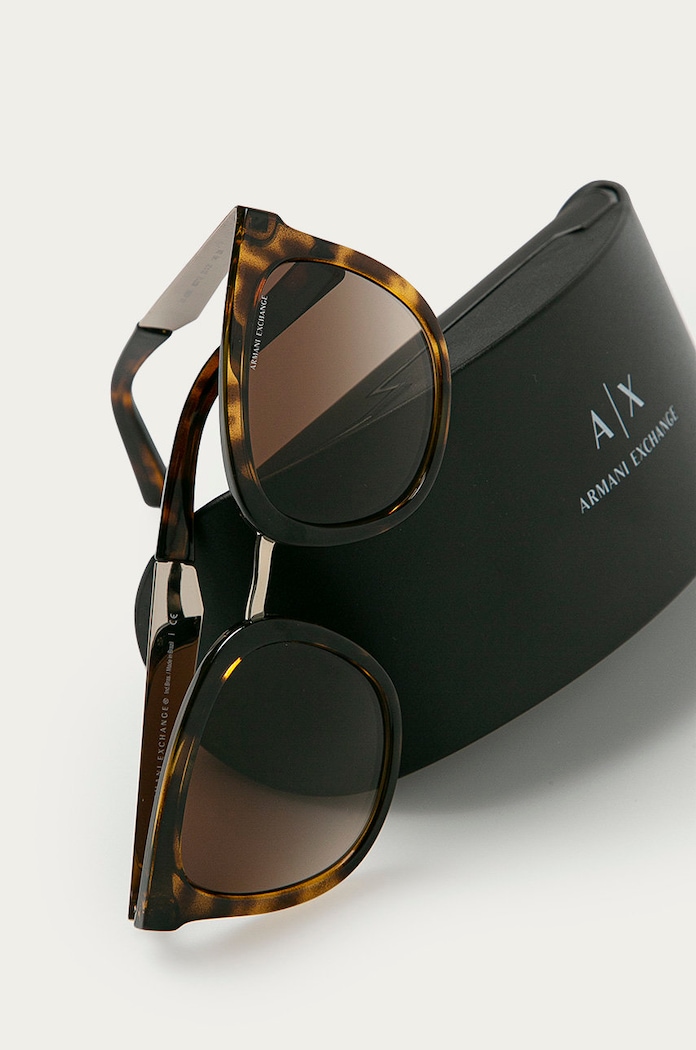 Akcesoria Armani Exchange Okulary 0AX4089S 0AX4089S brązowy