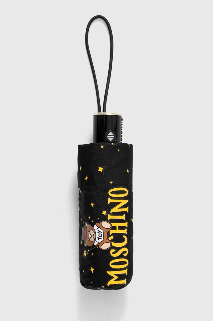 Deštník Moschino 8323.black černá AA00