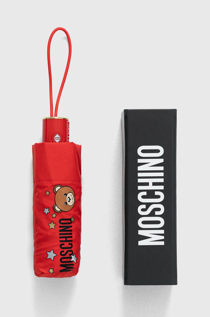 Deštník Moschino 8211.red červená AA00