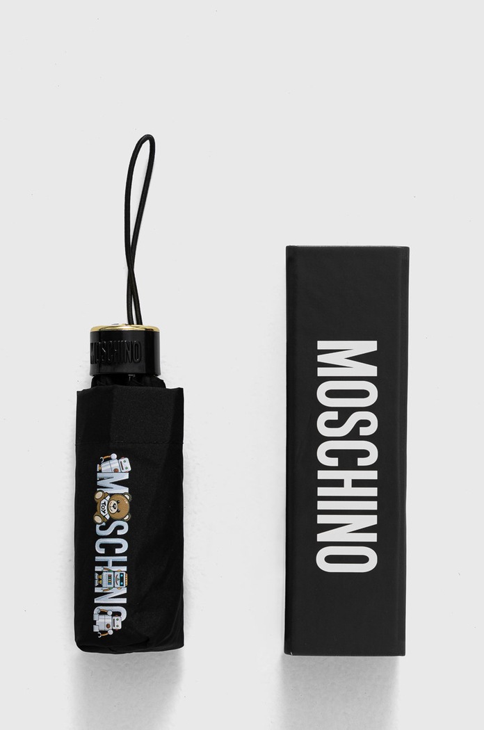 Deštník Moschino 8123.black černá AA00