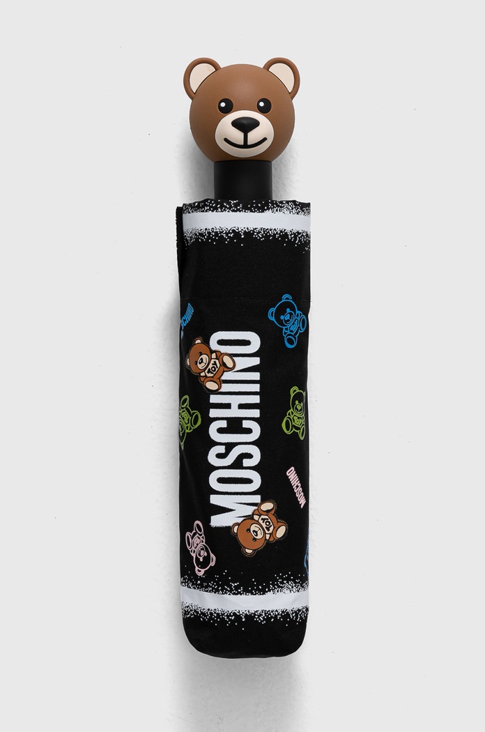 Deštník Moschino 8033.black černá AA00