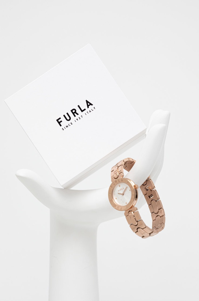 Akcesoria Furla zegarek WW00004008L3 złoty
