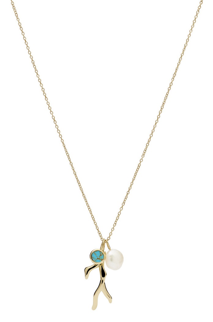 Fossil - Naszyjnik JF03736710 złoty JF03736710