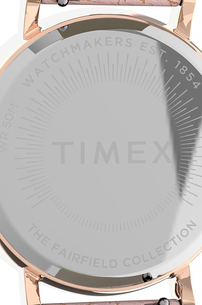 Timex zegarek TW2U40500 Fairfield Floral różowy TW2U40500