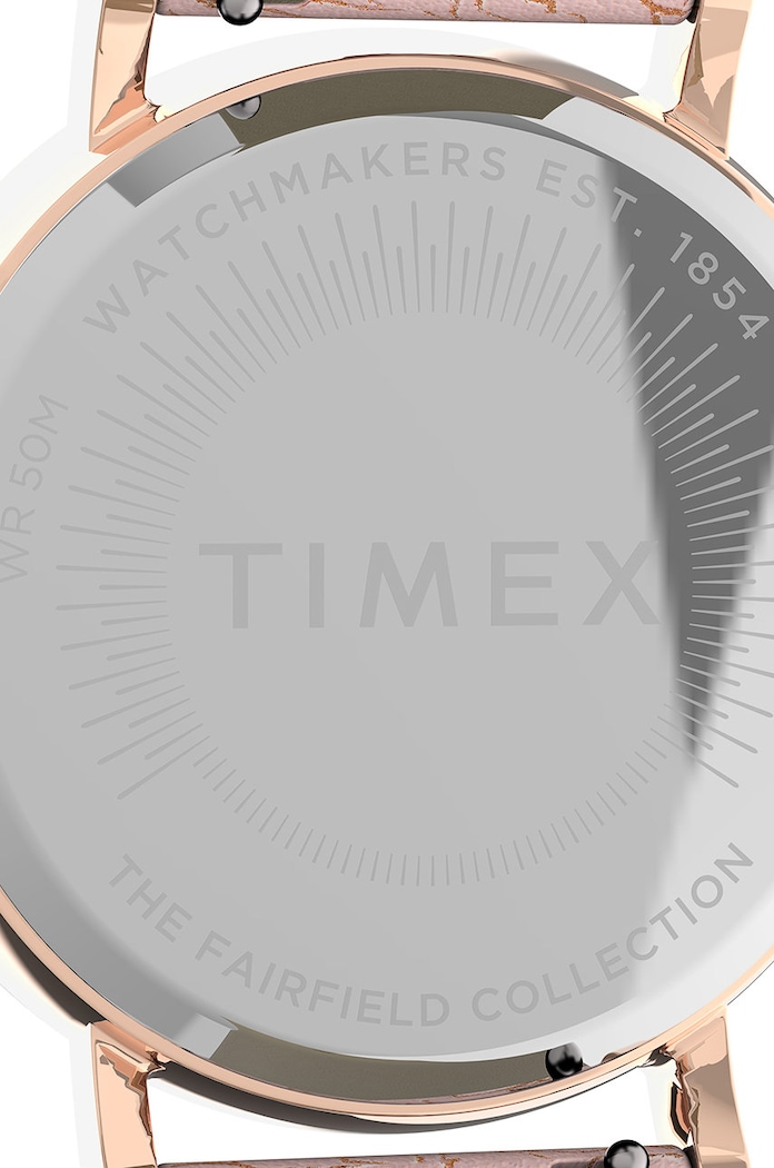 Timex zegarek TW2U40500 Fairfield Floral różowy TW2U40500