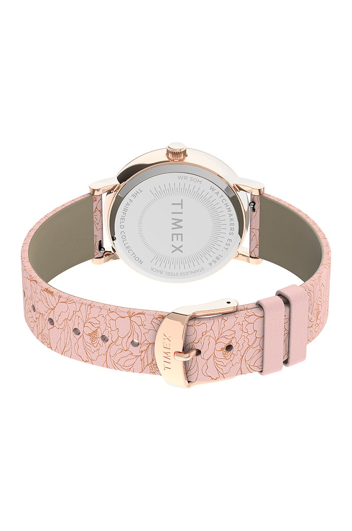Timex zegarek TW2U40500 Fairfield Floral TW2U40500 różowy