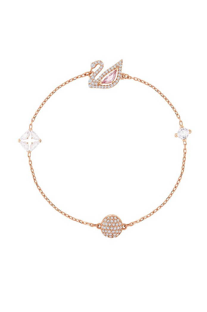Swarovski - Náramok DAZZLING SWAN zlatá 5485877
