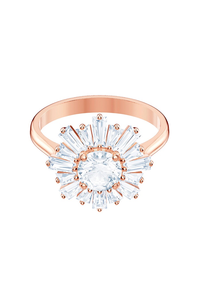 Swarovski - Pierścionek SUNSHINE 5474918 złoty 5474918