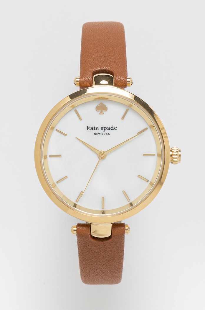 Ρολόι Kate Spade καφέ KSW1156