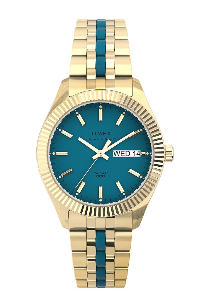 Timex zegarek TW2U82600 Waterbury Legacy Boyfriend Malibu złoty TW2U82600