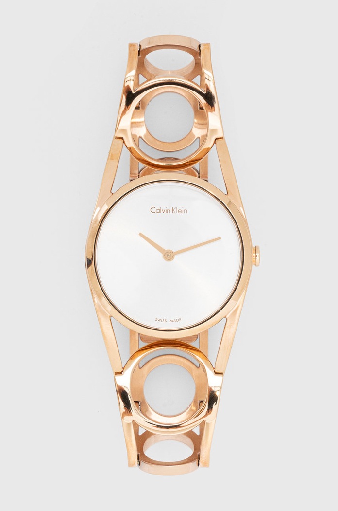 Hodinky Calvin Klein zlatá K5U2S646