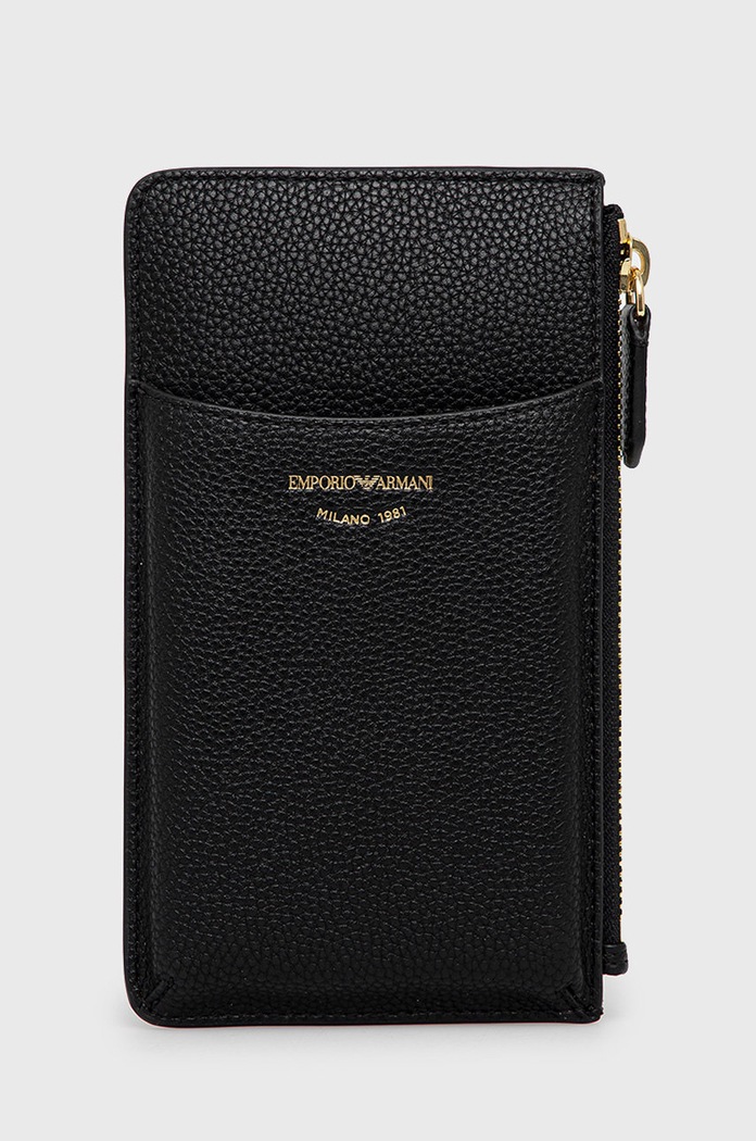 Peňaženka Emporio Armani imitácia kože čierna Y3H244.YFW9B.NOS