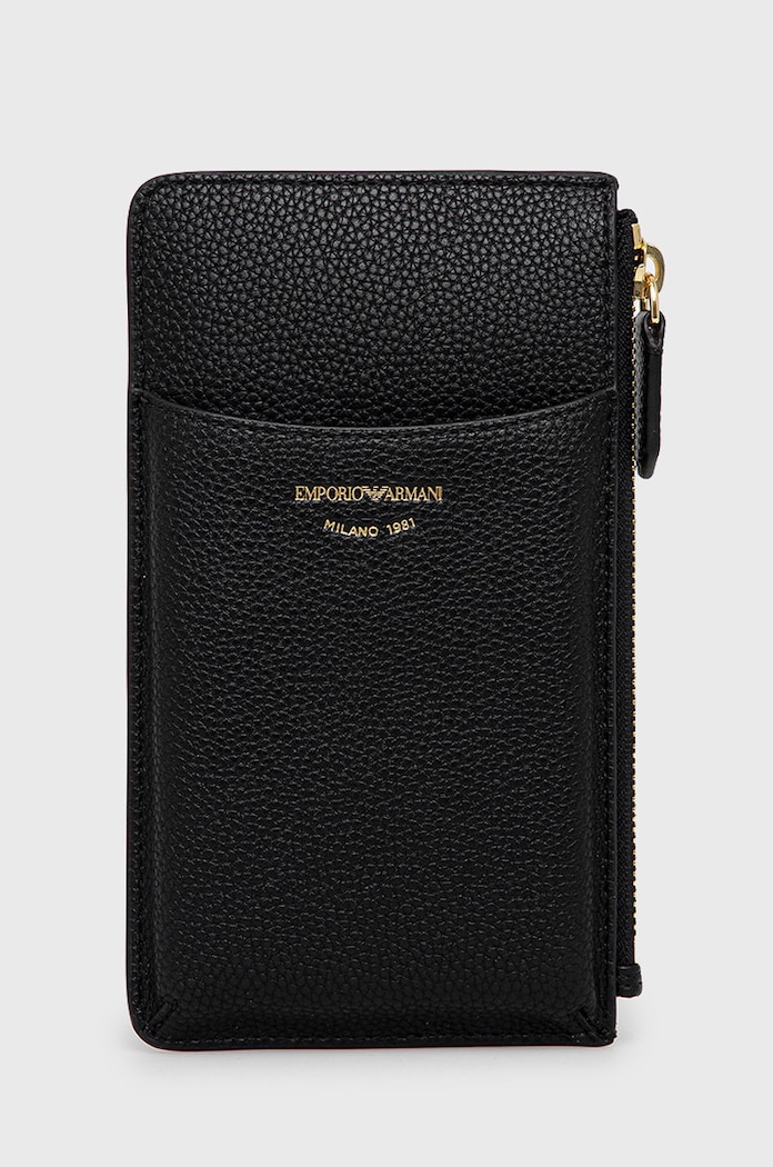 Peňaženka Emporio Armani imitácia kože čierna Y3H244.YFW9B.NOS