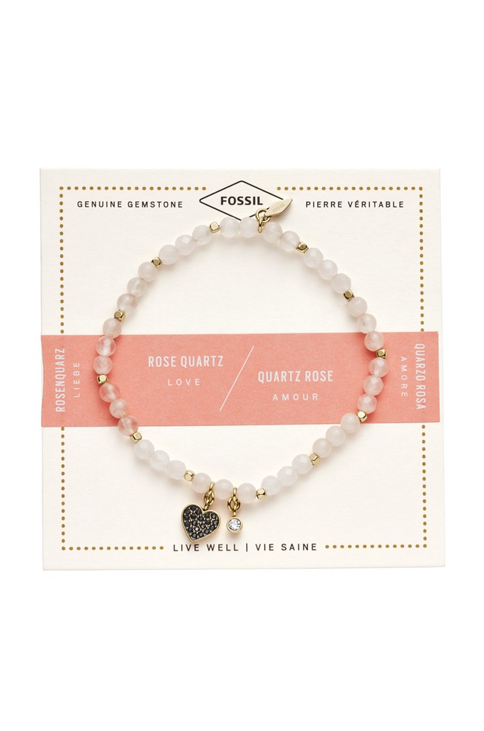 Fossil - Bransoletka JA6922710 różowy JA6922710