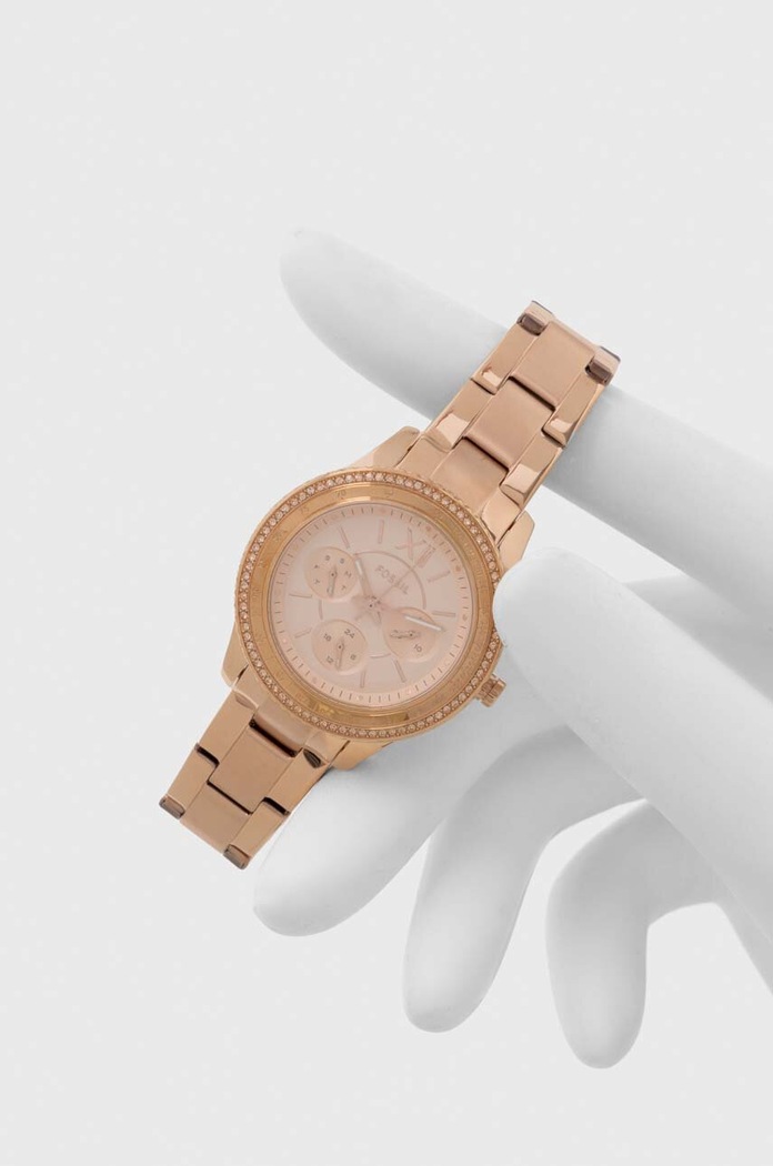 Doplňky Hodinky Fossil ES5106 zlatá