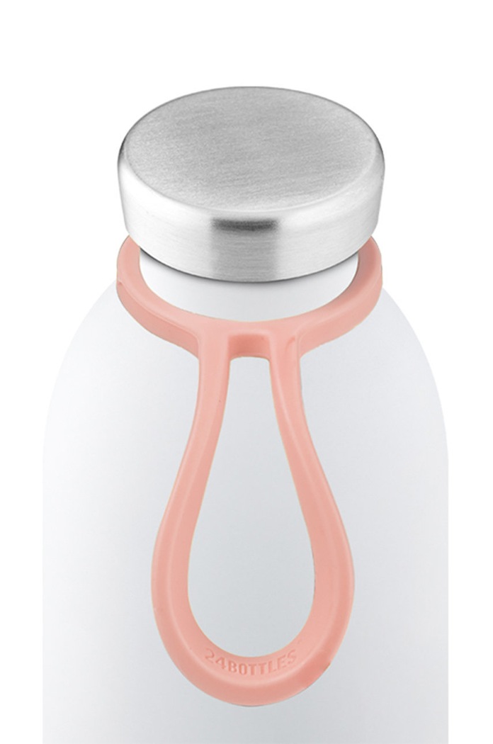 Držák na lahve 24bottles růžová Bottle.Tie.Lightpink