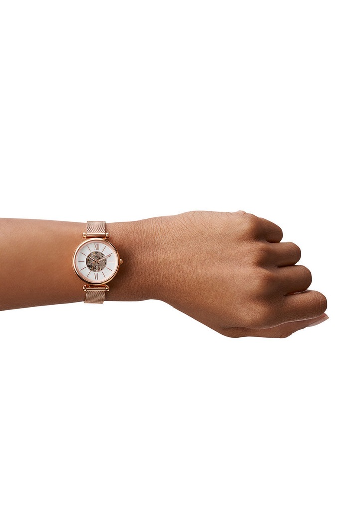 Fossil - Hodinky ME3188 zlatá ME3188