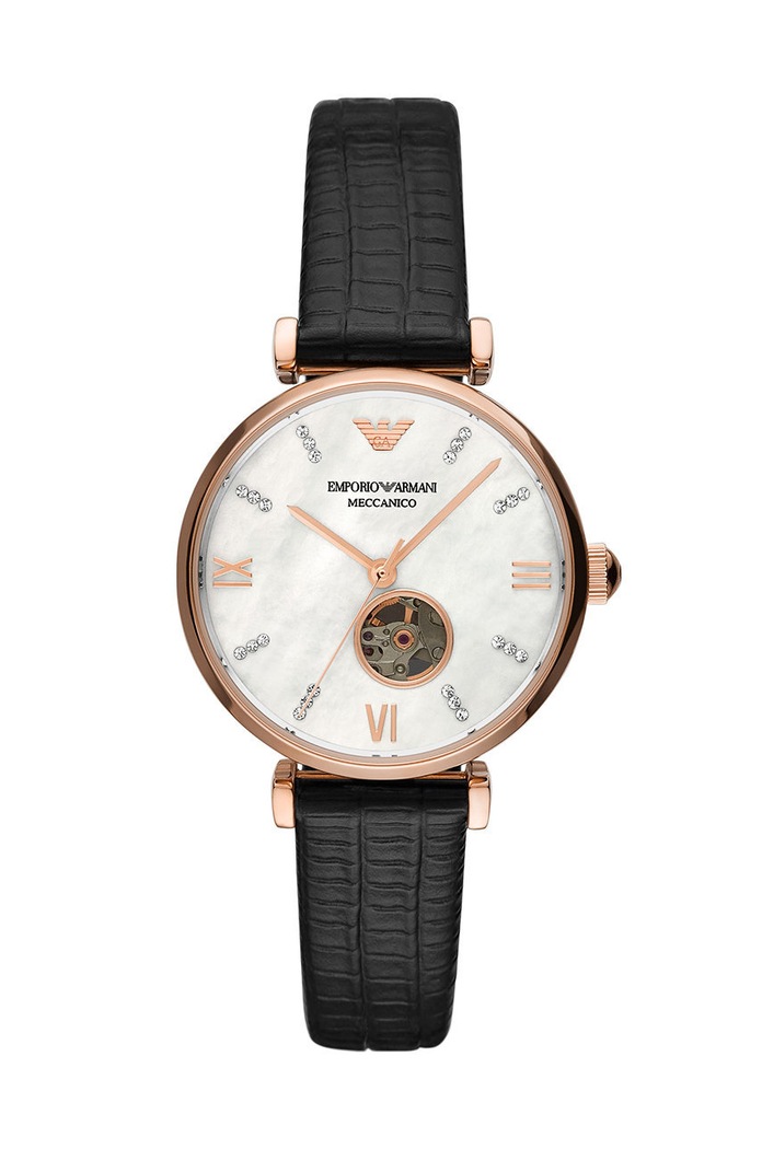 Hodinky Emporio Armani zlatá AR60047