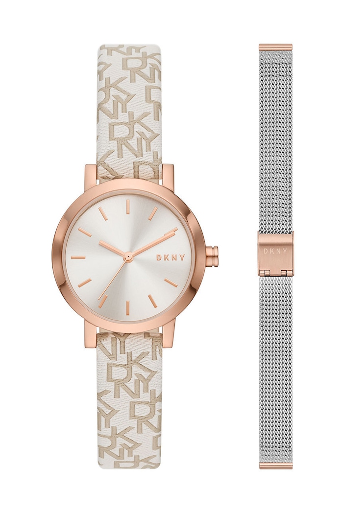 Ρολόι DKNY ασημί NY6605SET