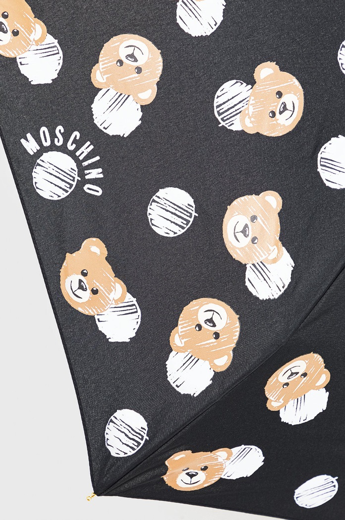 Moschino parasol 8202.black czarny AA00