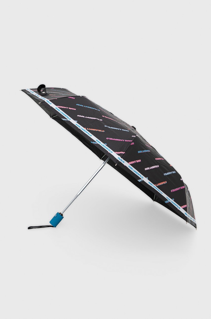 Karl Lagerfeld parasol czarny 225W3913