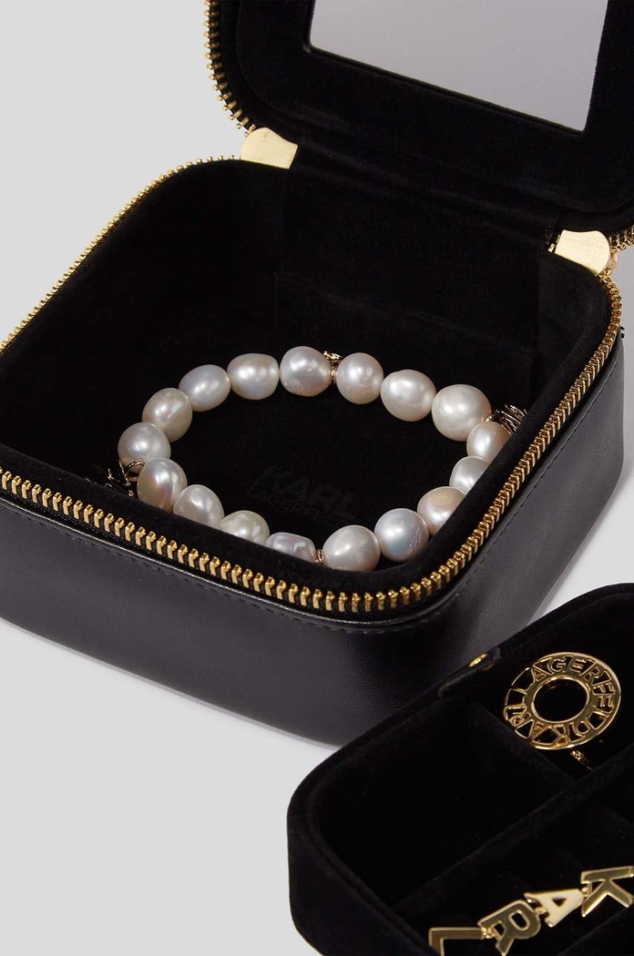 Pudełko podróżne na biżuterię 225W3919 Karl Lagerfeld czarny 225W3919