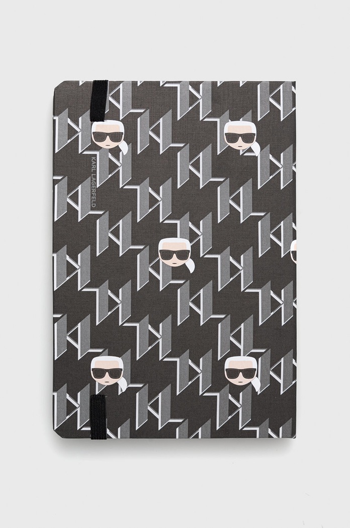 Karl Lagerfeld notes i długopis czarny 225W3920