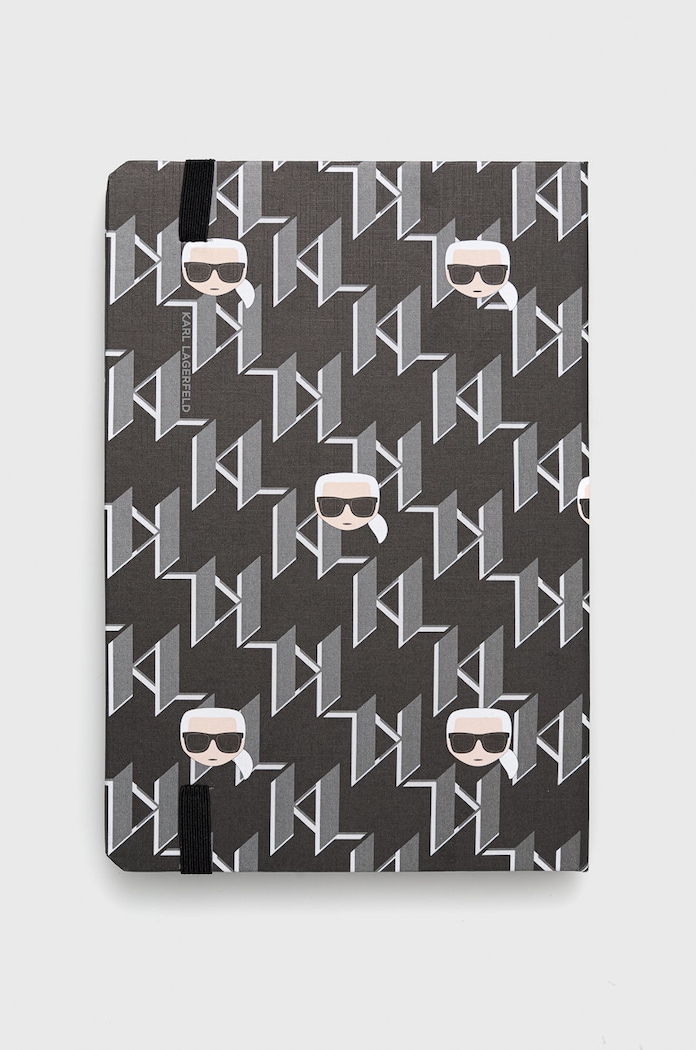 Karl Lagerfeld notes i długopis czarny 225W3920
