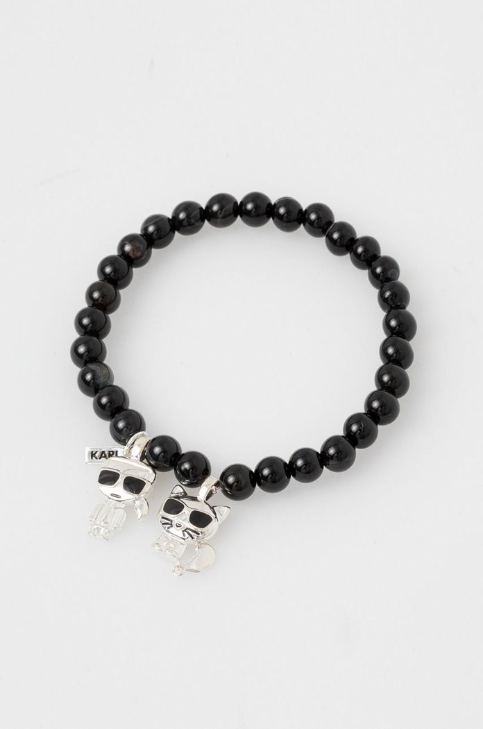 Karl Lagerfeld bransoletka 225W3937 czarny 225W3937
