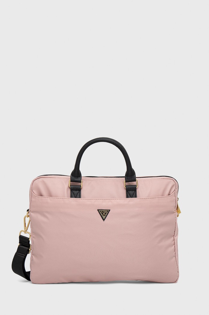 Taška na notebook Guess Torba 16 hladký růžová GUCB15NTMLLP