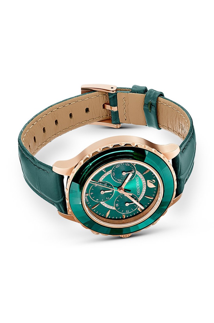 Hodinky Swarovski 5452498 OCTEA LUX CHRONO tyrkysová 5452498
