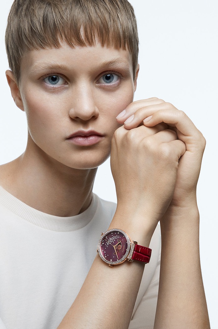 Ρολόι Swarovski 5613323 Passage Moon Phase 5613323 κόκκινο