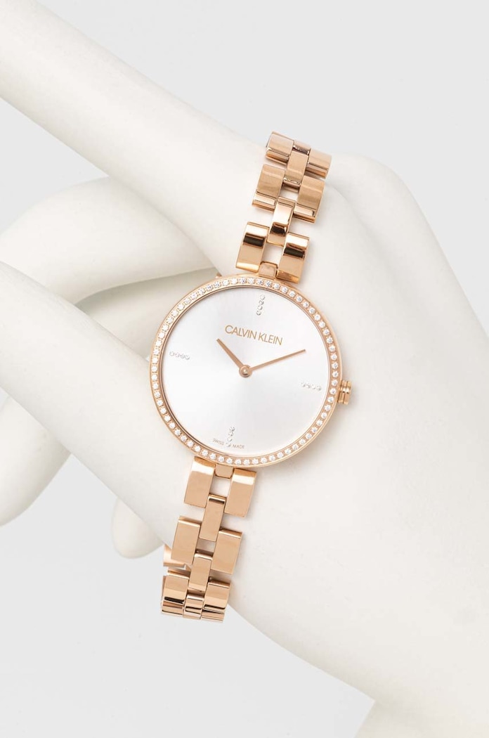 Calvin Klein zegarek złoty KBF23X4W