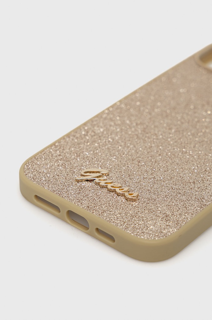 Guess etui na telefon iPhone 14 Plus 6,7" GUHCP14MHGGSHD złoty AA00