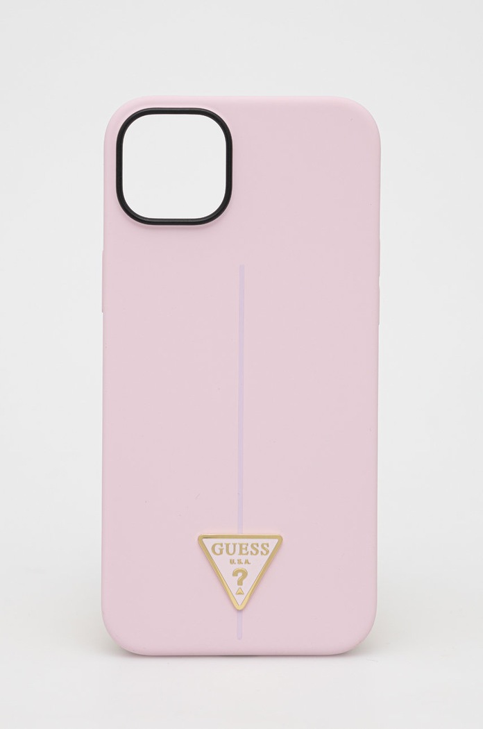 Guess etui na telefon iPhone 14 Plus 6,7" na telefon fioletowy GUHCP14MSLTGU