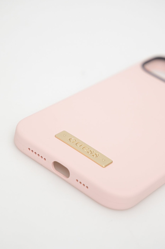 Guess etui na telefon iPhone 14 Plus 6,7" GUHMP14MSBPLP różowy SS23