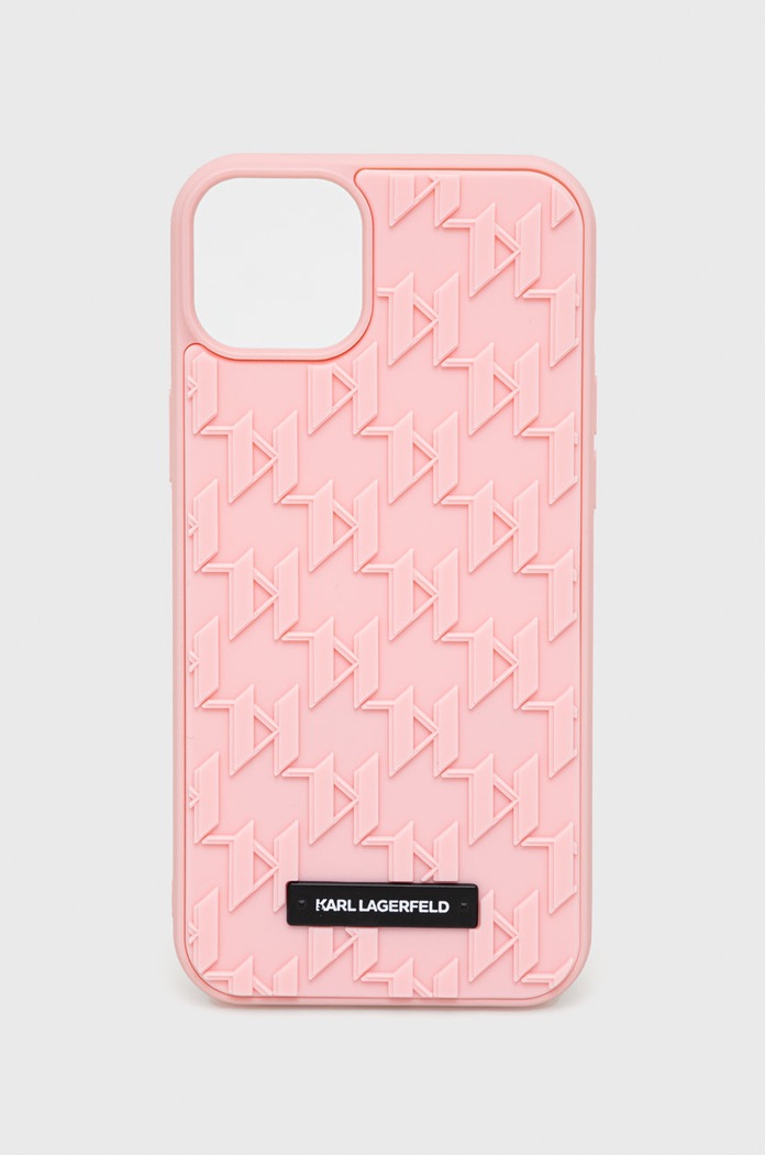 Karl Lagerfeld etui na telefon iPhone 14 Plus 6,7" na telefon różowy KLHCP14MRUPKLPP