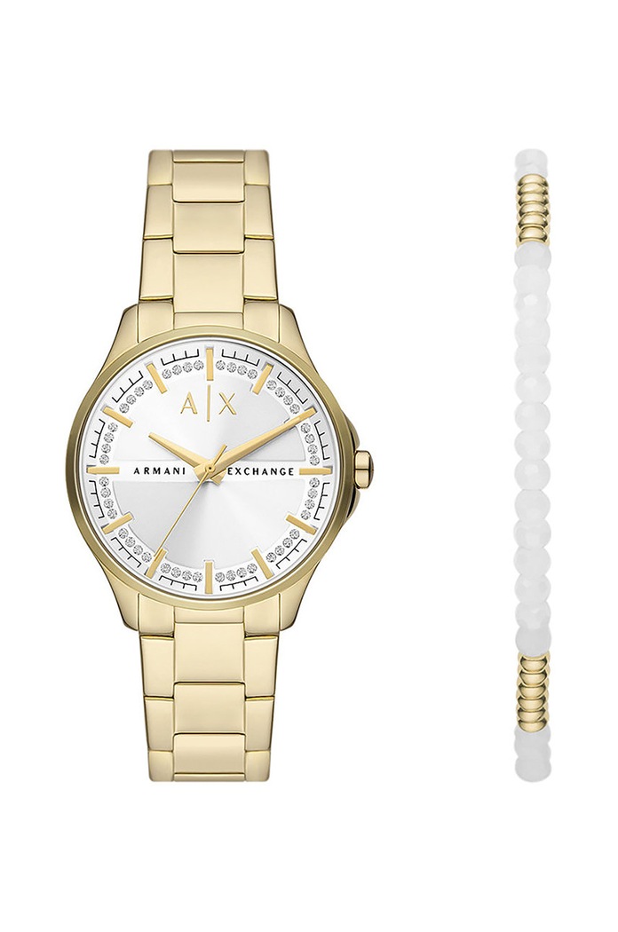 Armani Exchange zegarek złoty AX7139SET
