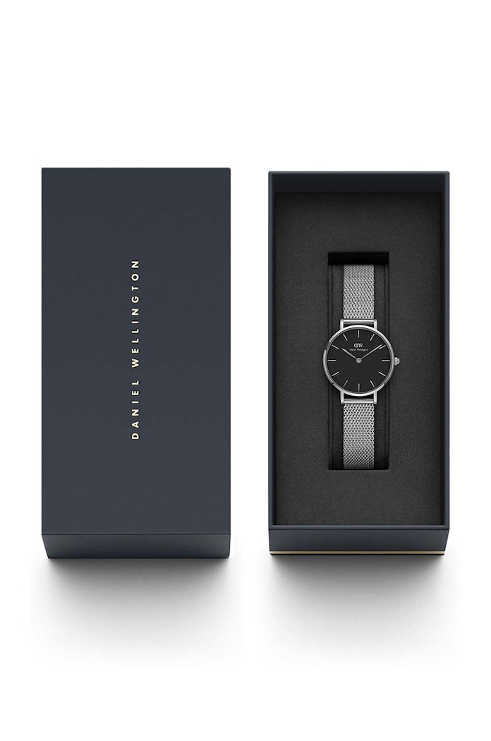 Hodinky Daniel Wellington Petite 28 Sterling DW00100218 strieborná AA00