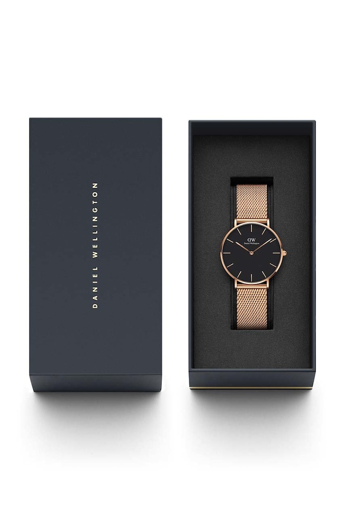 Hodinky Daniel Wellington Petite 36 Melrose DW00100303 růžová AA00