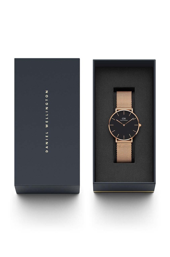 Hodinky Daniel Wellington Petite 36 Melrose DW00100303 růžová AA00