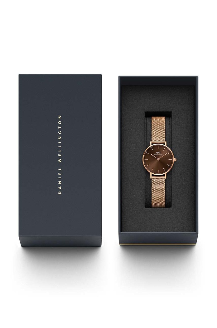 Ρολόι Daniel Wellington Petite Amber 28 DW00100476 ροζ AA00