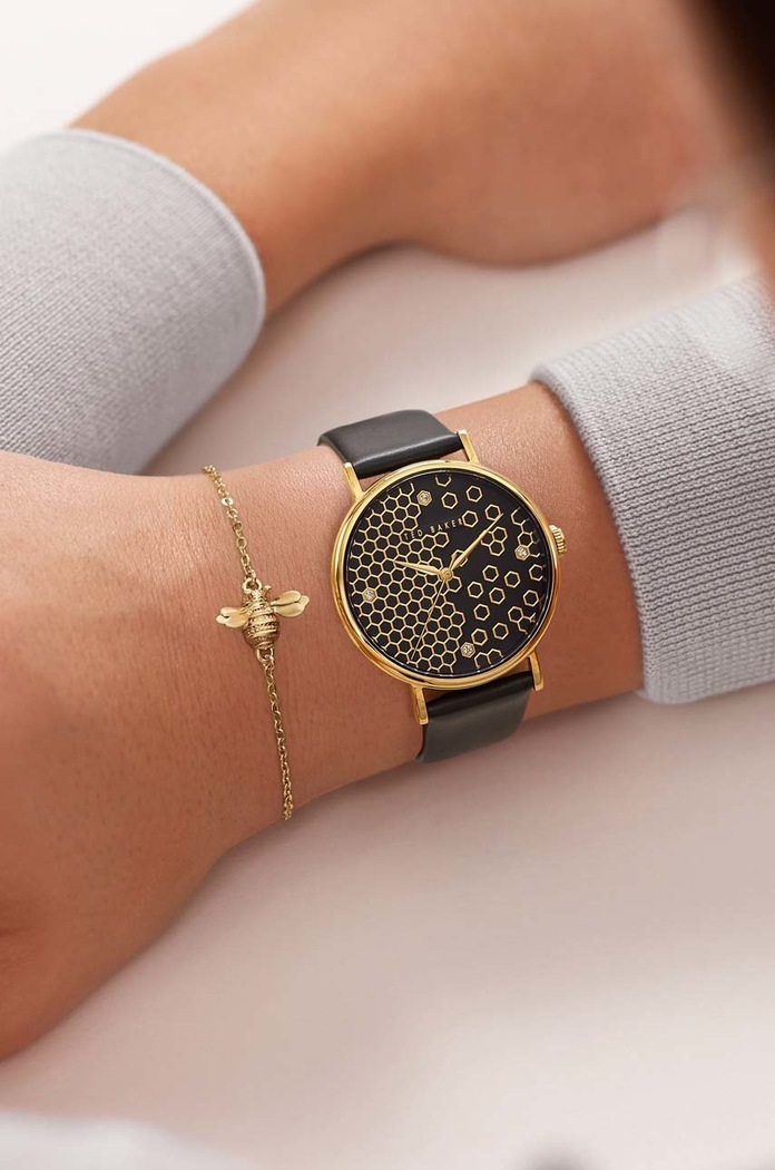 Ura in zapestnica Ted Baker BKG028500 črna AA00