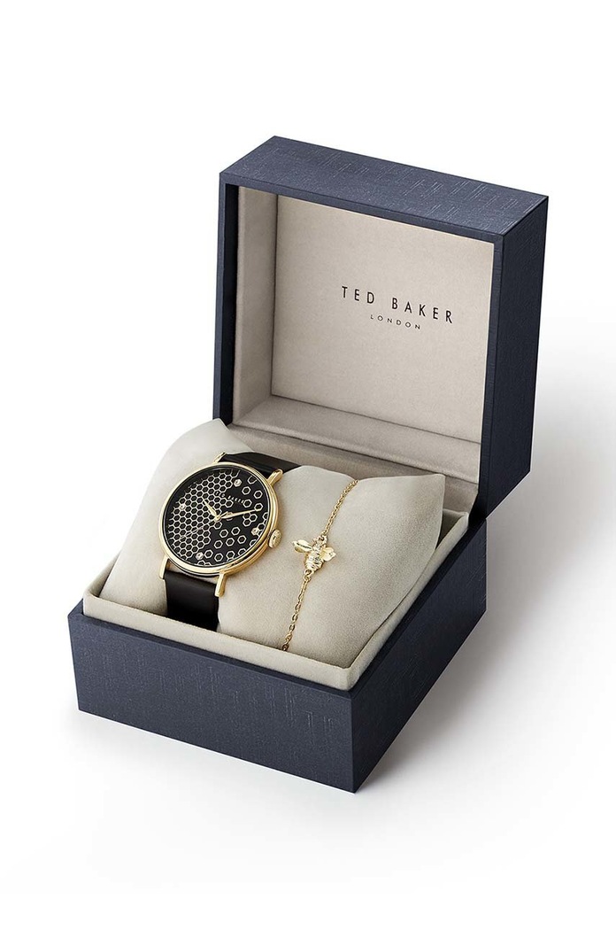 Dodatki Ura in zapestnica Ted Baker BKG028500 črna