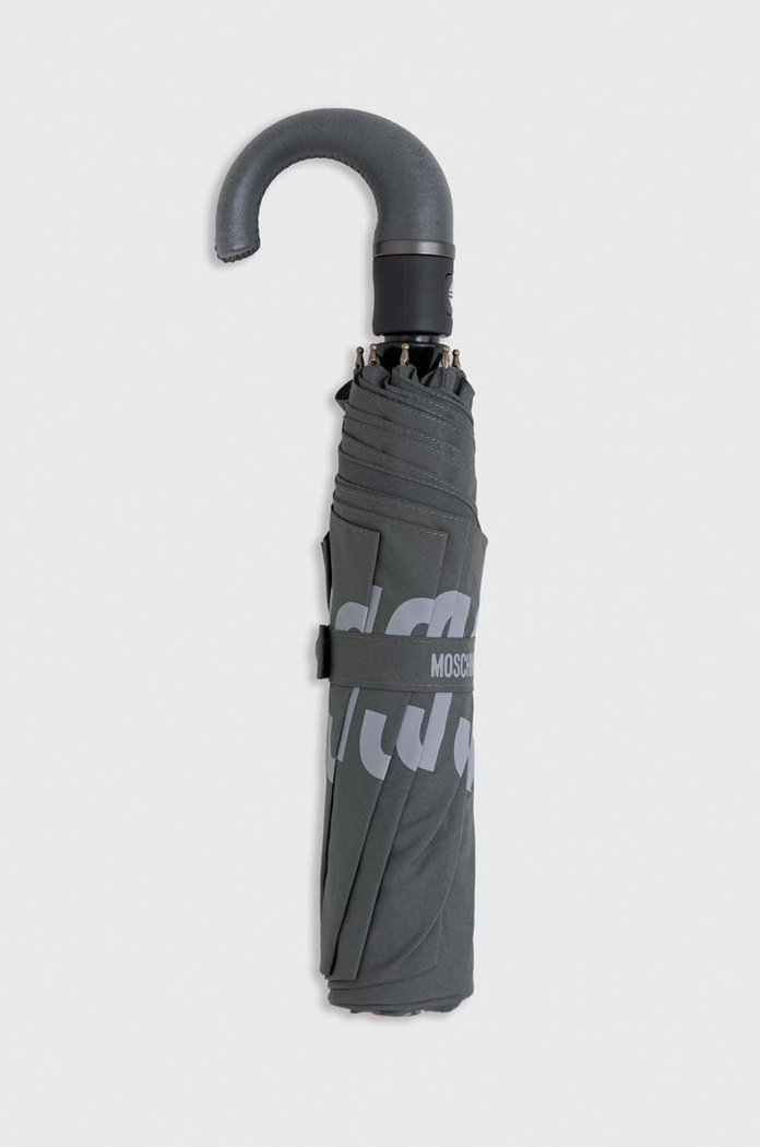 Doplňky Deštník Moschino 8064 šedá